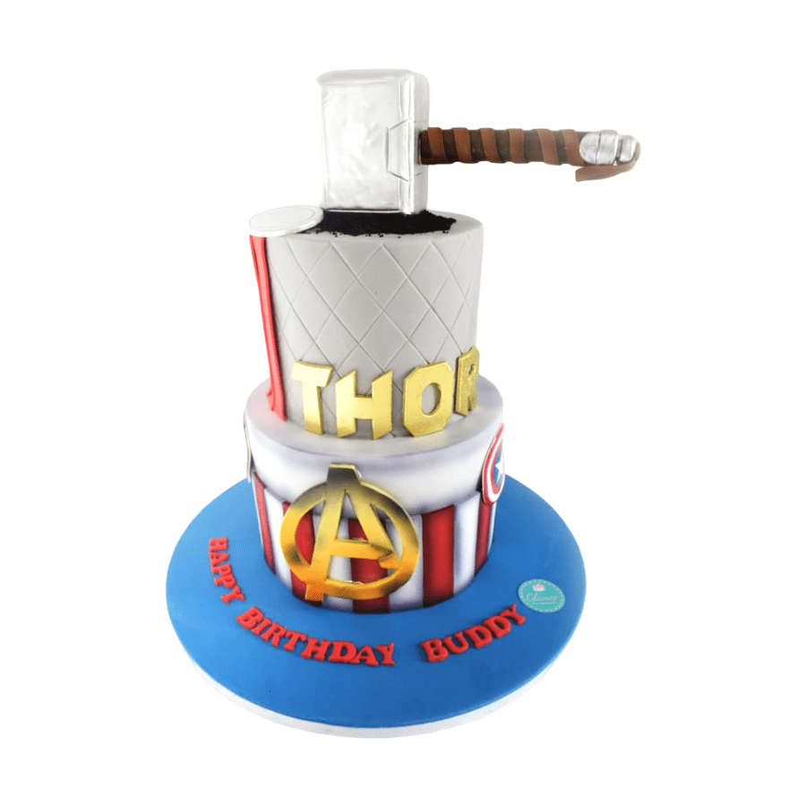 50 Thor Cake Design Images (Cake Idea) - 2020 | Thor cake, Marvel birthday  cake, Thor birthday